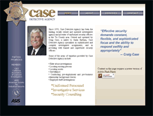 Tablet Screenshot of casedetectiveagency.com